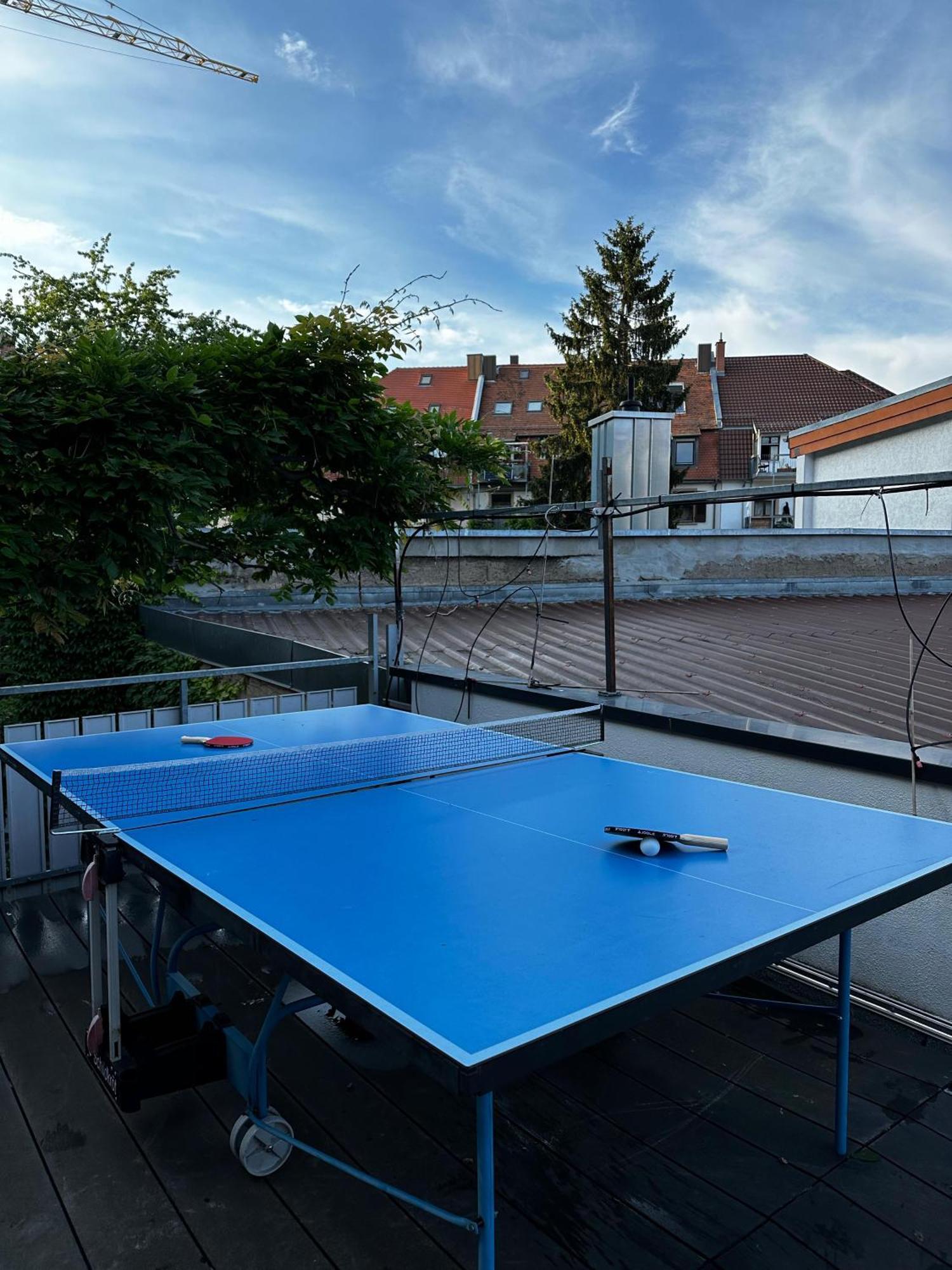 Maisonettewohnung Im Loft Stil Mit Wunderschoener Terrasse Karlsruhe Bagian luar foto