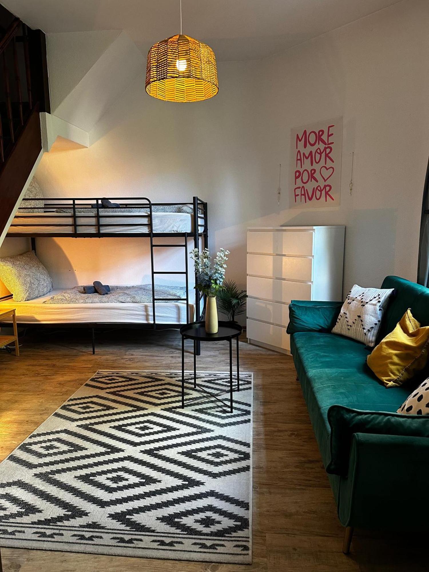 Maisonettewohnung Im Loft Stil Mit Wunderschoener Terrasse Karlsruhe Bagian luar foto