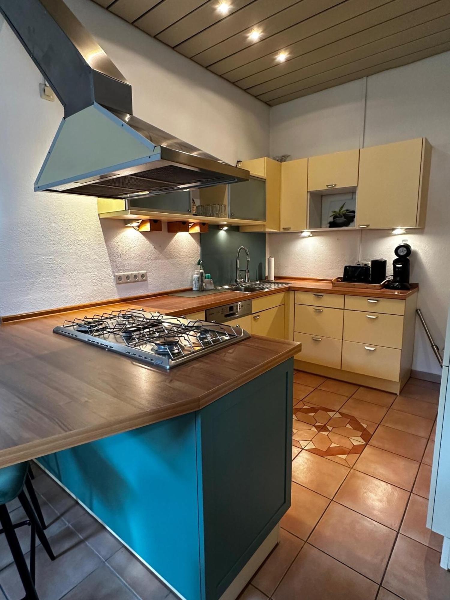 Maisonettewohnung Im Loft Stil Mit Wunderschoener Terrasse Karlsruhe Bagian luar foto