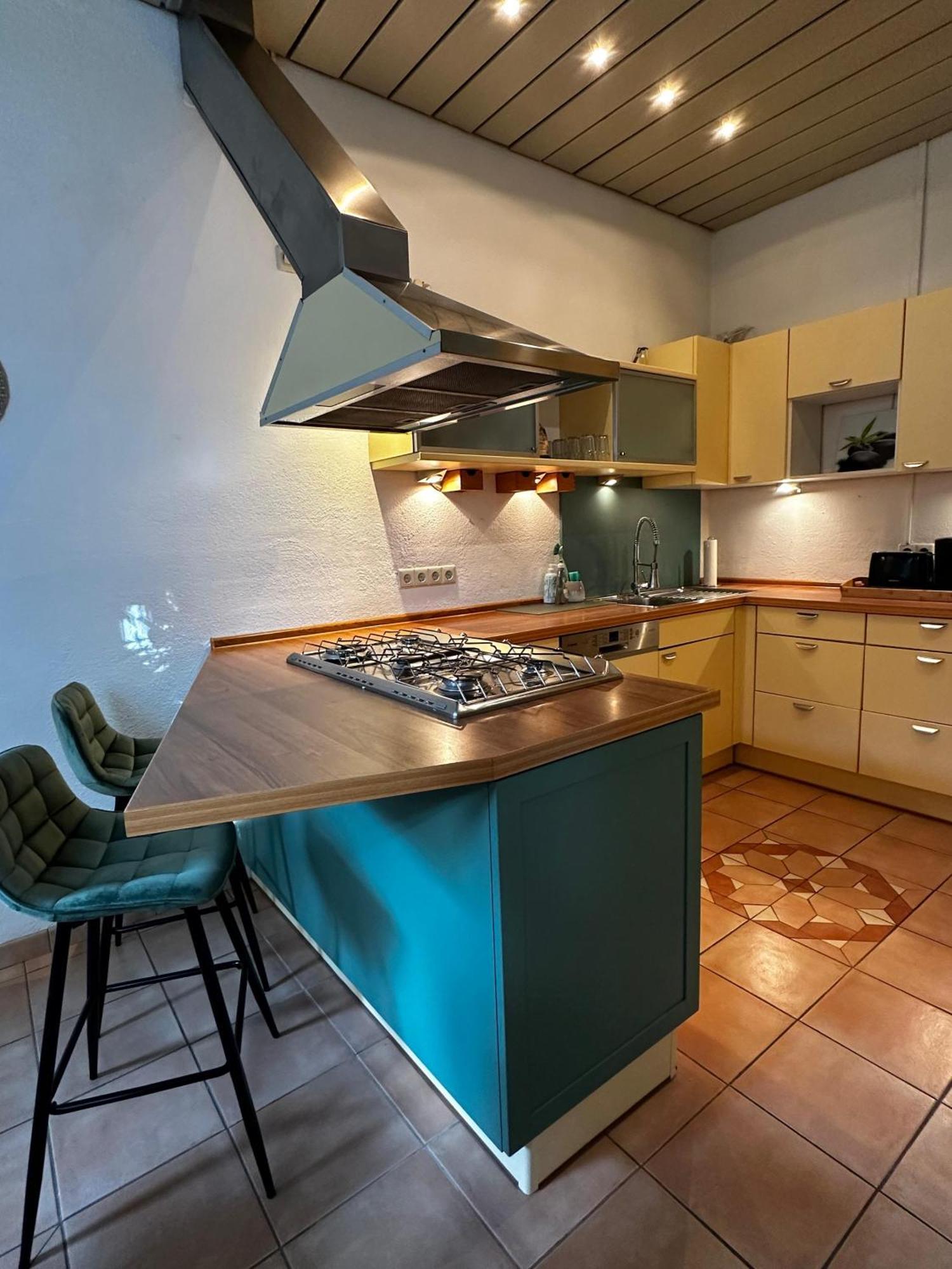 Maisonettewohnung Im Loft Stil Mit Wunderschoener Terrasse Karlsruhe Bagian luar foto
