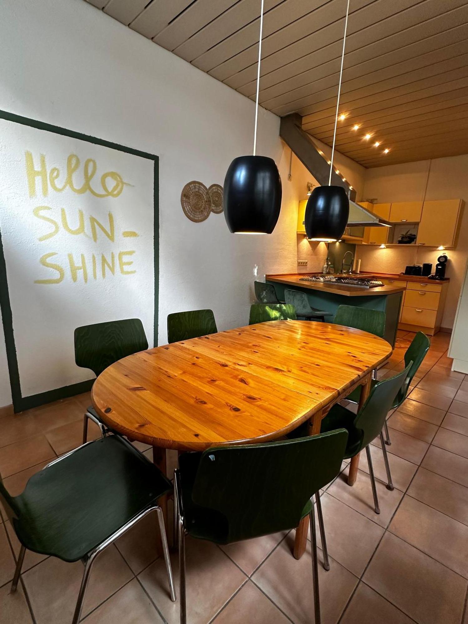 Maisonettewohnung Im Loft Stil Mit Wunderschoener Terrasse Karlsruhe Bagian luar foto