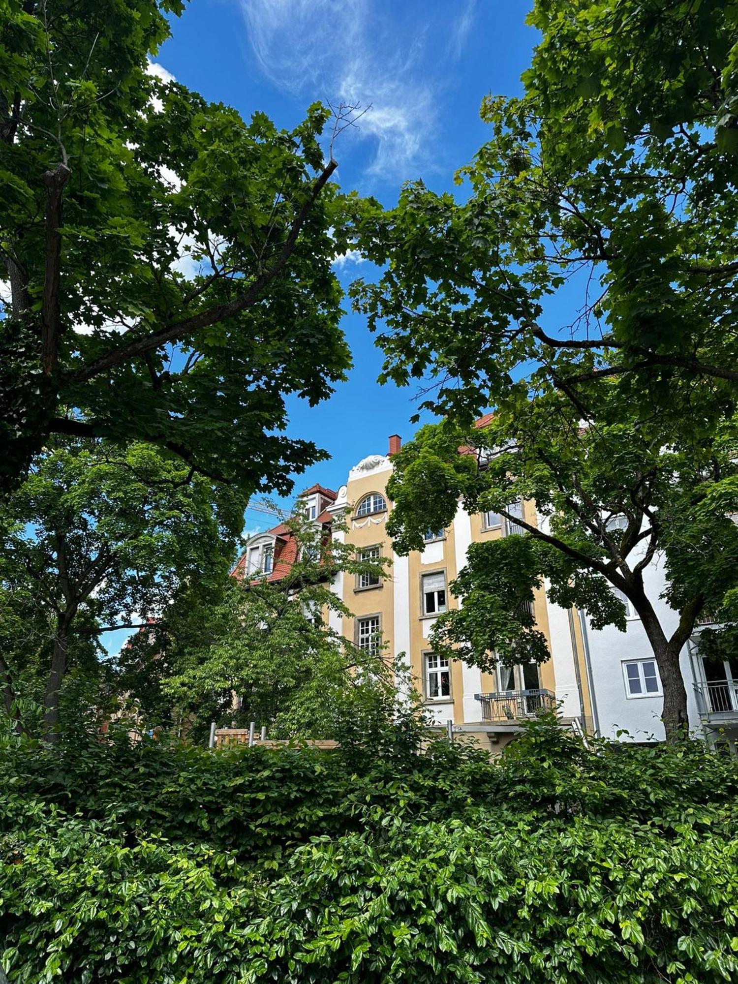 Maisonettewohnung Im Loft Stil Mit Wunderschoener Terrasse Karlsruhe Bagian luar foto